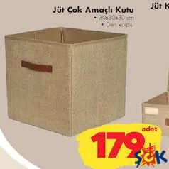 JÜT ÇOK AMAÇLI KUTU 30X30X30 CM
